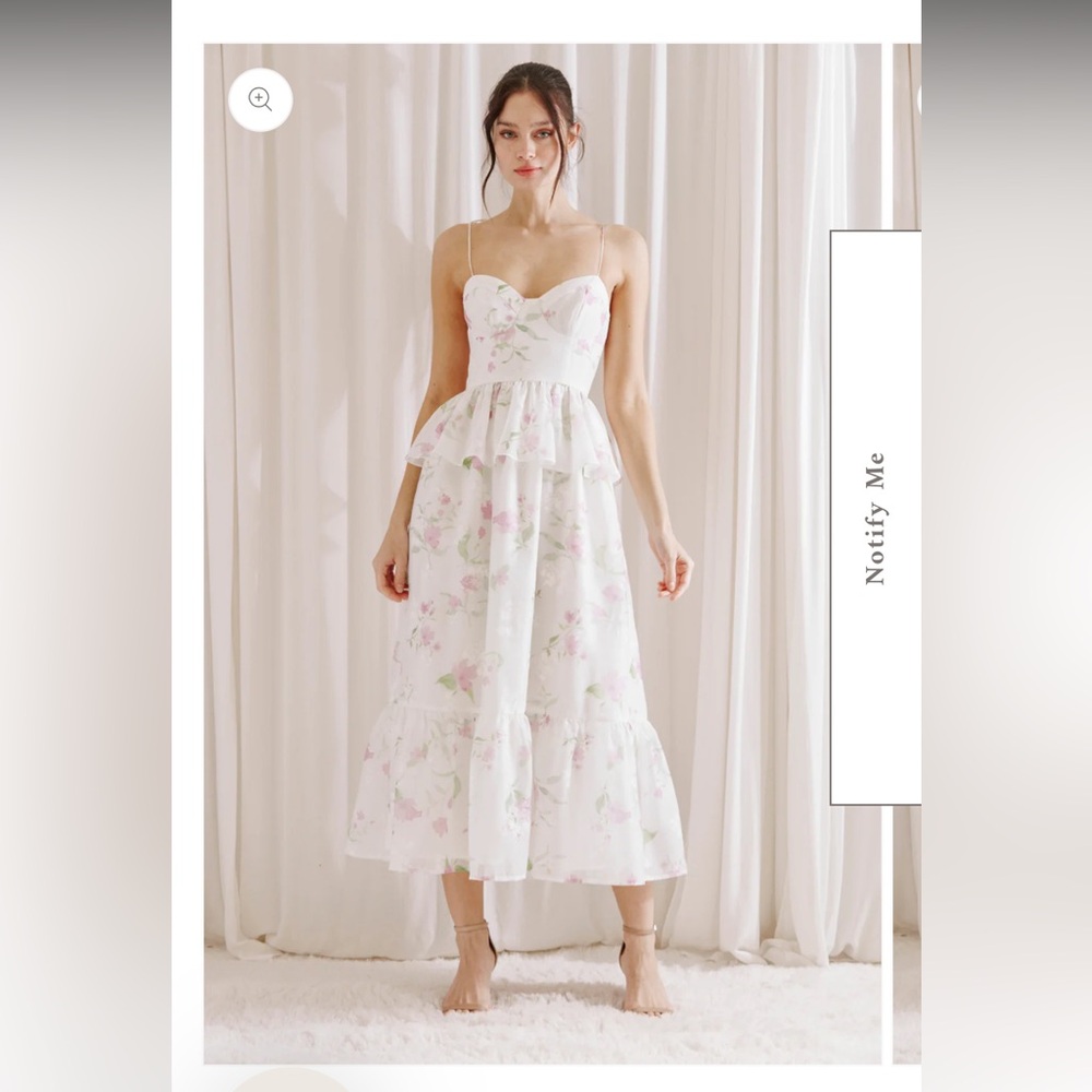 White Wedding Shower Dress